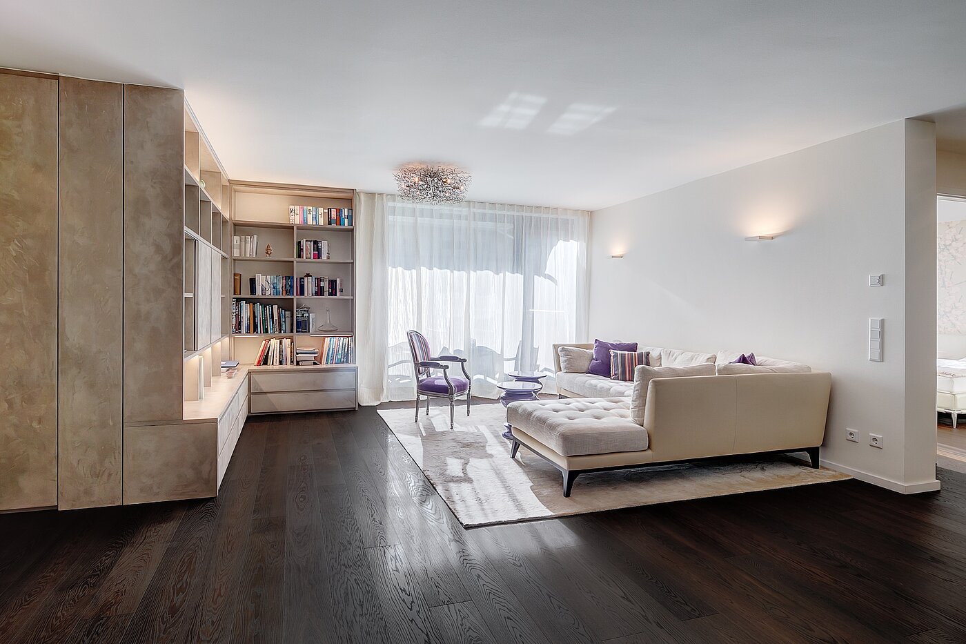 多层公寓 与 3 房间 | München-Schwabing | 1511ML1 | Wohnzimmer