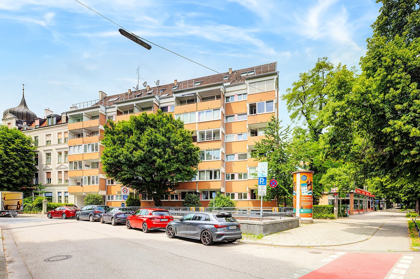 多层公寓 与 1 房间 | München-Neuhausen | 702271 | Frischer Fassadenanstrich