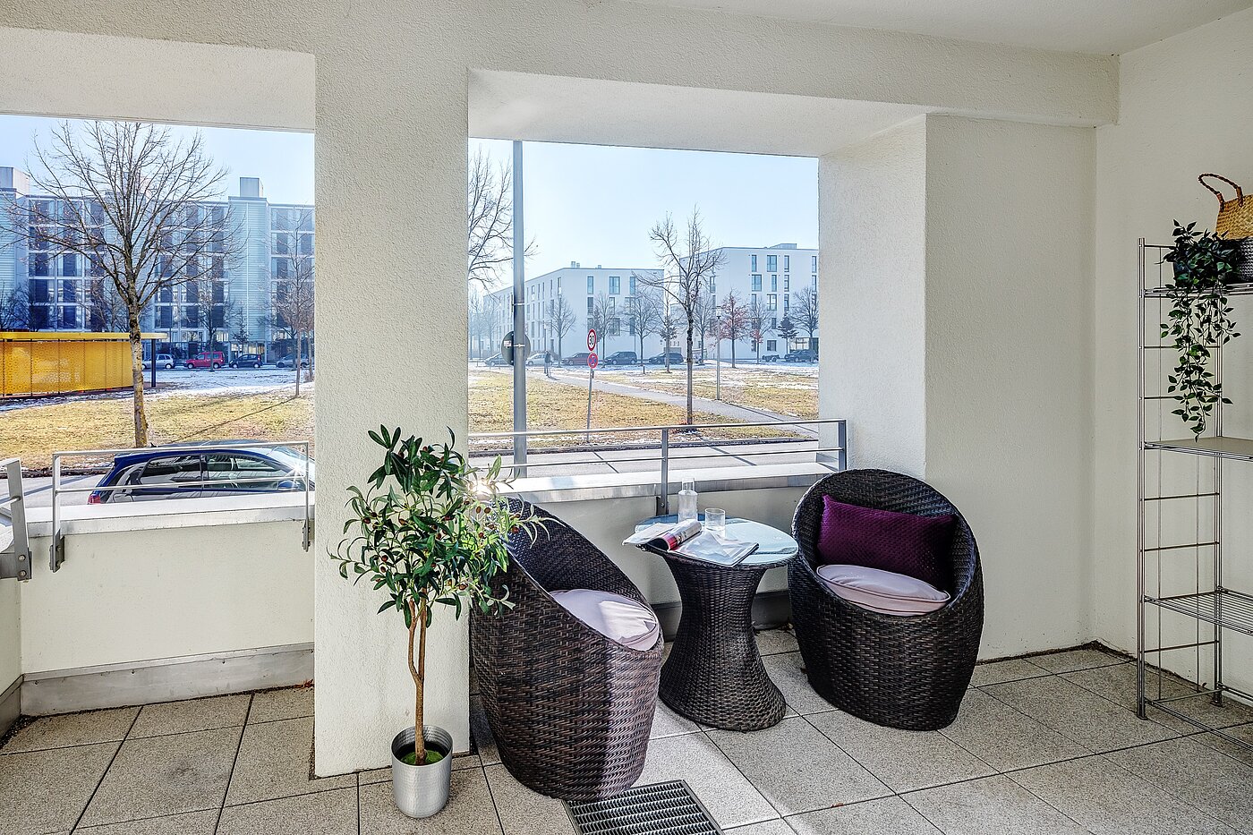 一楼公寓 与 2 房间 | München-Riem | 2201ML1 | Sonnige Loggia