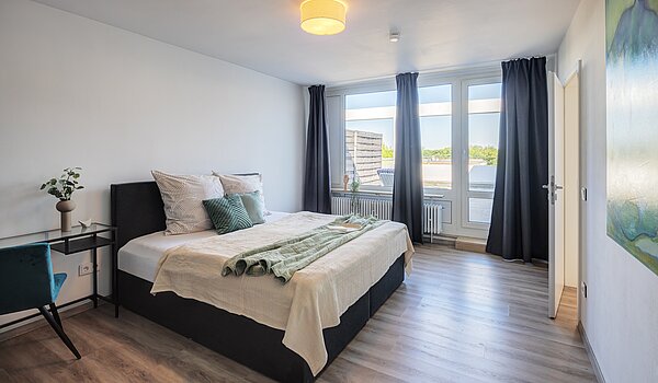 露台公寓 与 3 房间 | München-Berg am Laim | 704511 | Schlafzimmer I