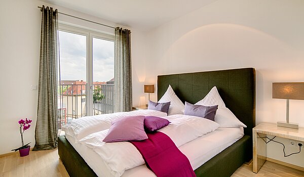 多层公寓 与 2 房间 | München-Maxvorstadt | 70023 | Schlafzimmer mit...