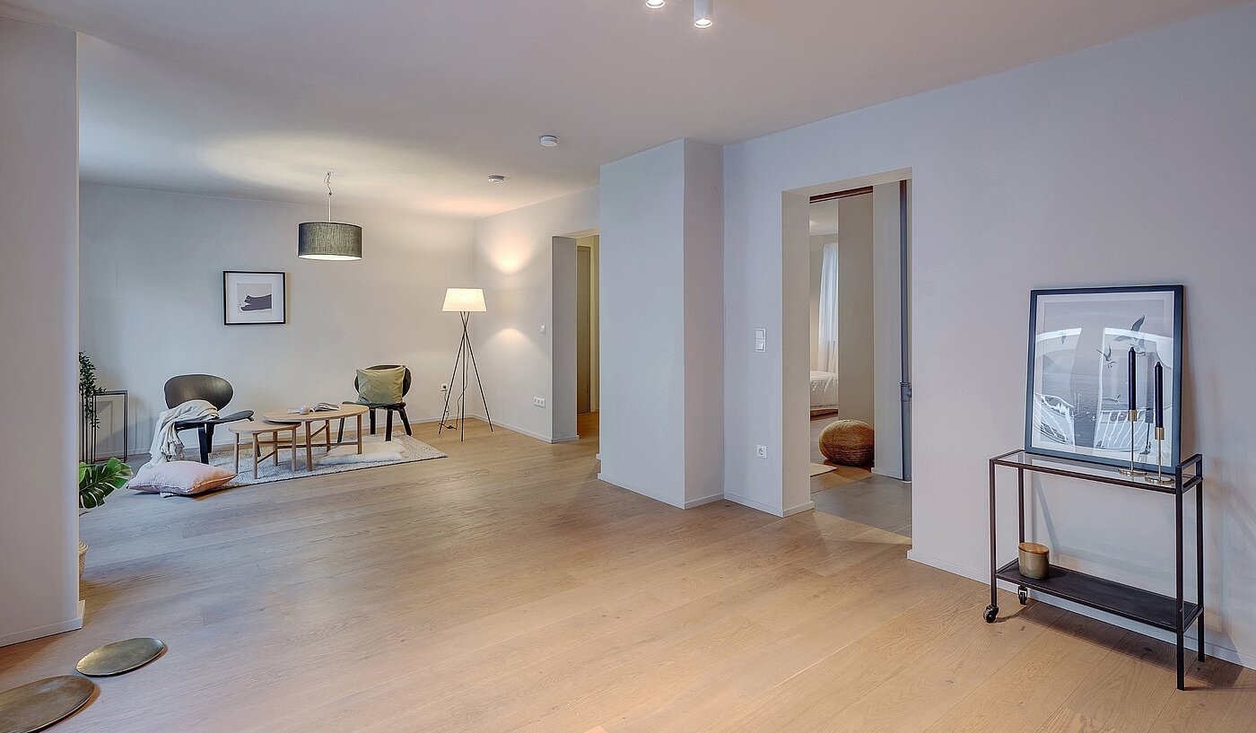 高架层 与 2 房间 | München-Lehel | 2012ML1 | Großer Wohn- und Essbereich...