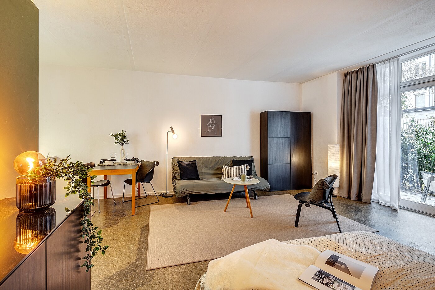 阁楼公寓 与 1 房间 | München-Isarvorstadt | 2211ML7 | Strukturierte Aufteilung: Wohnen, Schlafen und...