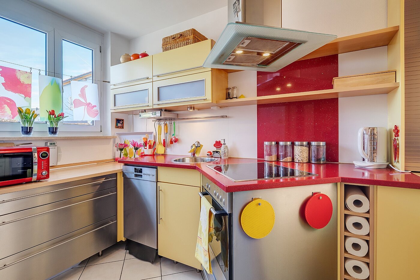 复式公寓 与 4 房间 | Olching | 1903ML1 | Küche mit Fenster