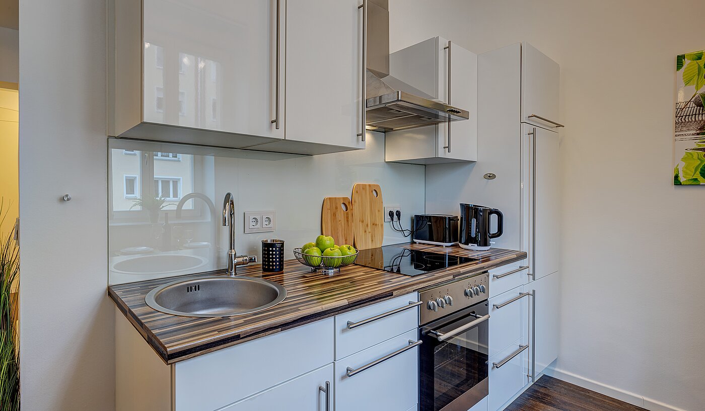 多层公寓 与 1 房间 | München-Neuhausen | 70235 | Funktionale Küche..