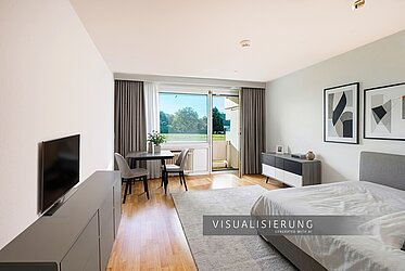 Feldmoching：两套可自由租住的公寓