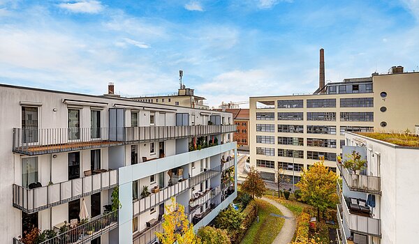 多层公寓 与 2.5 房间 | München-Schwanthalerhöhe | 2210ML2 | ...Richtung Innenhof