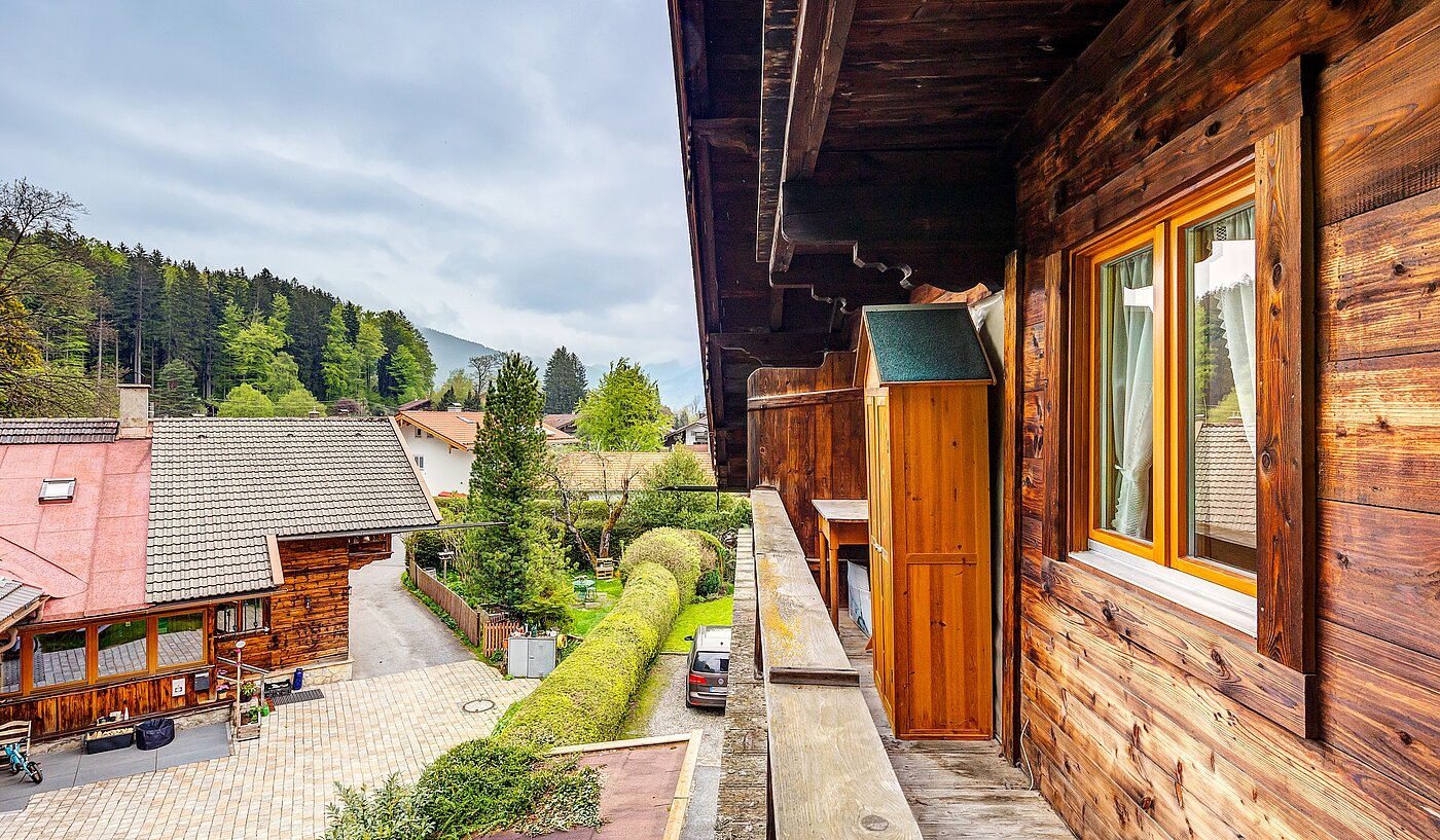 阁楼公寓 与 2 房间 | Bad Wiessee | 70017 | Blick vom Balkon