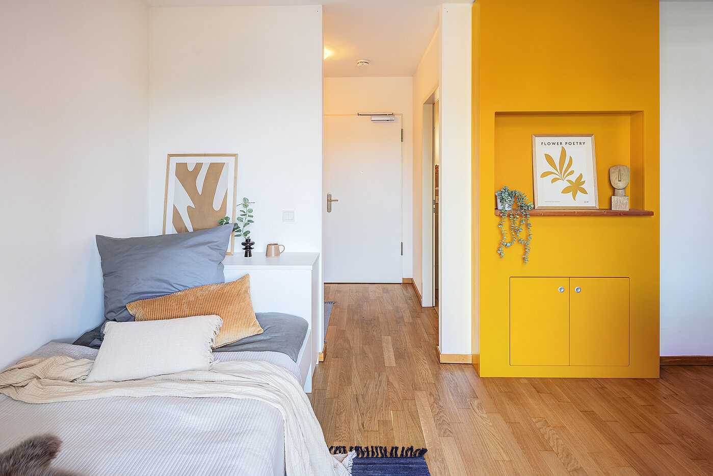 公寓 与 1 房间 | München-Ramersdorf | 70415 | Wohn- und Schlafzimmer