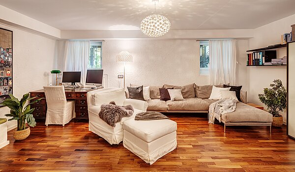 排角屋 与 3 房间 | Kreuth | 70037 | Büro und Rückzugsort im Untergeschoss...