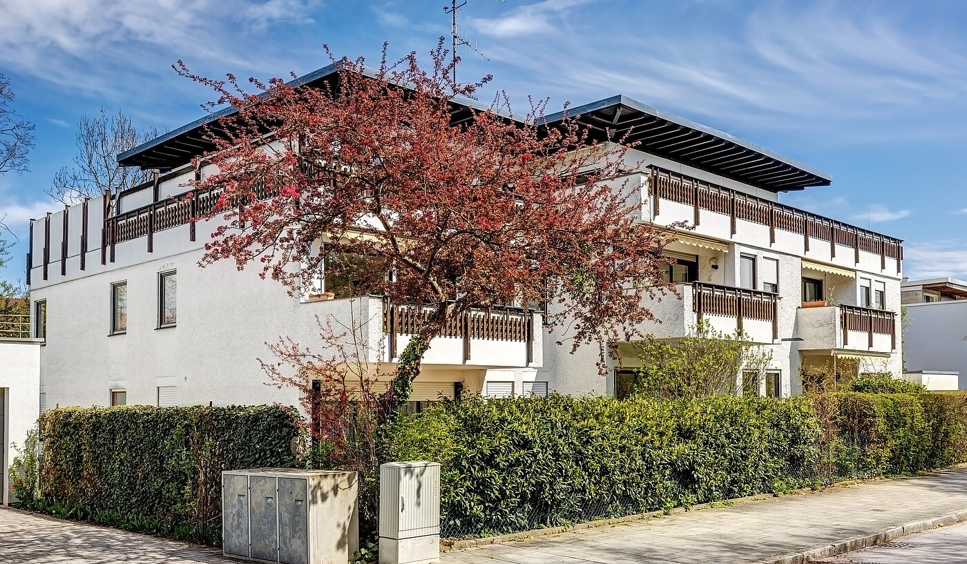 多层公寓 与 2.5 房间 | München-Obermenzing | 700191 | Ansicht von der Straße