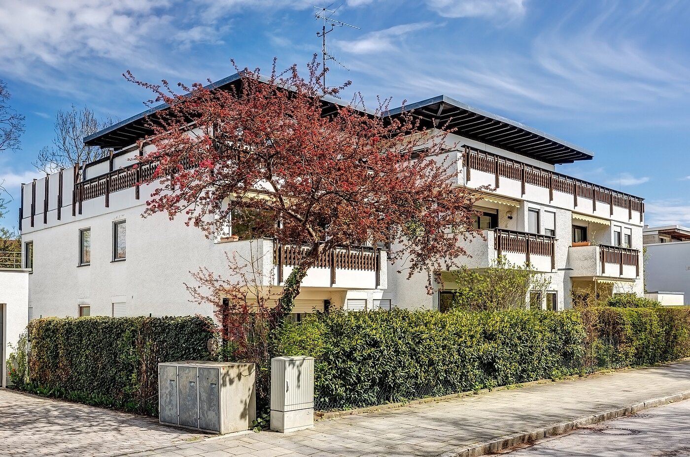 多层公寓 与 2.5 房间 | München-Obermenzing | 700191 | Ansicht von der Straße