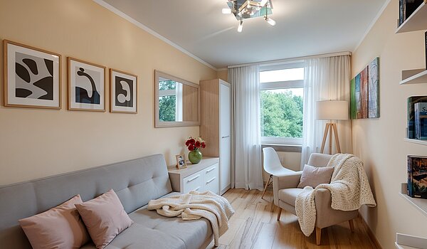 多层公寓 与 4 房间 | München-Aubing | 70276 | Schlafzimmer II (KI-generierte Inhalte)