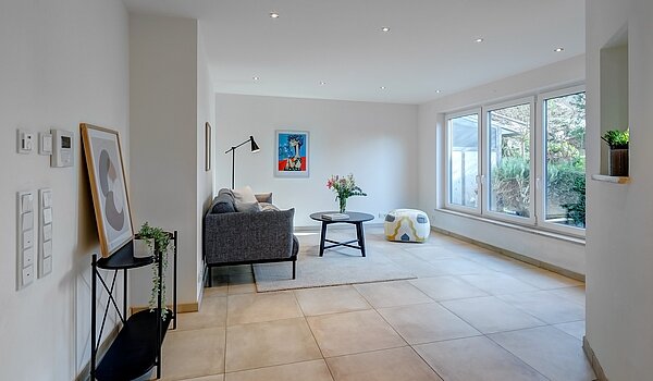 多层公寓 与 4 房间 | Ismaning | 700081 | Blick in den eigenen Garten