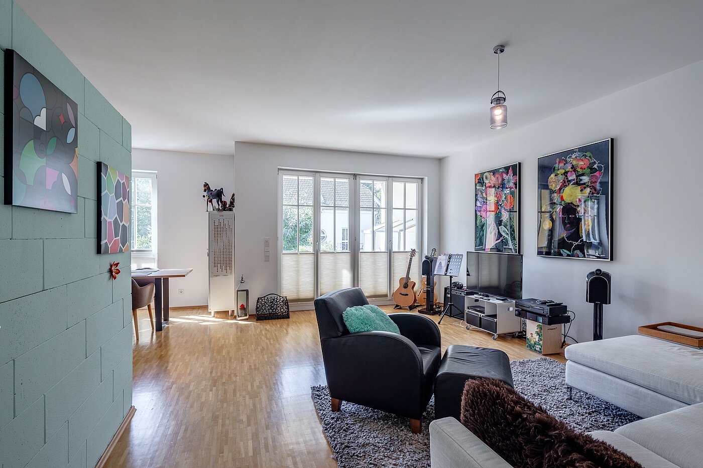 多层公寓 与 3 房间 | München-Solln | 1809ML1 | Helles Wohnzimmer