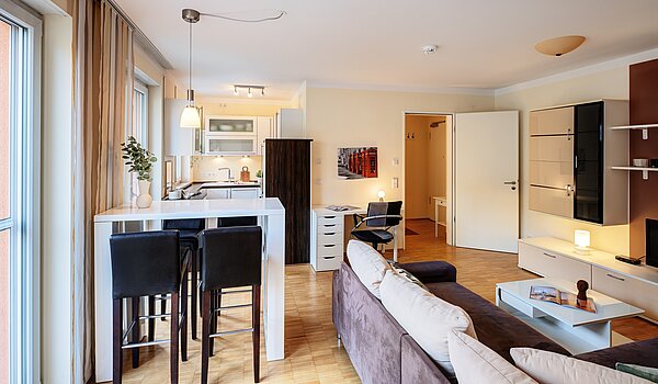 多层公寓 与 2 房间 | München-Schwabing | 703161 | Wohnzimmer