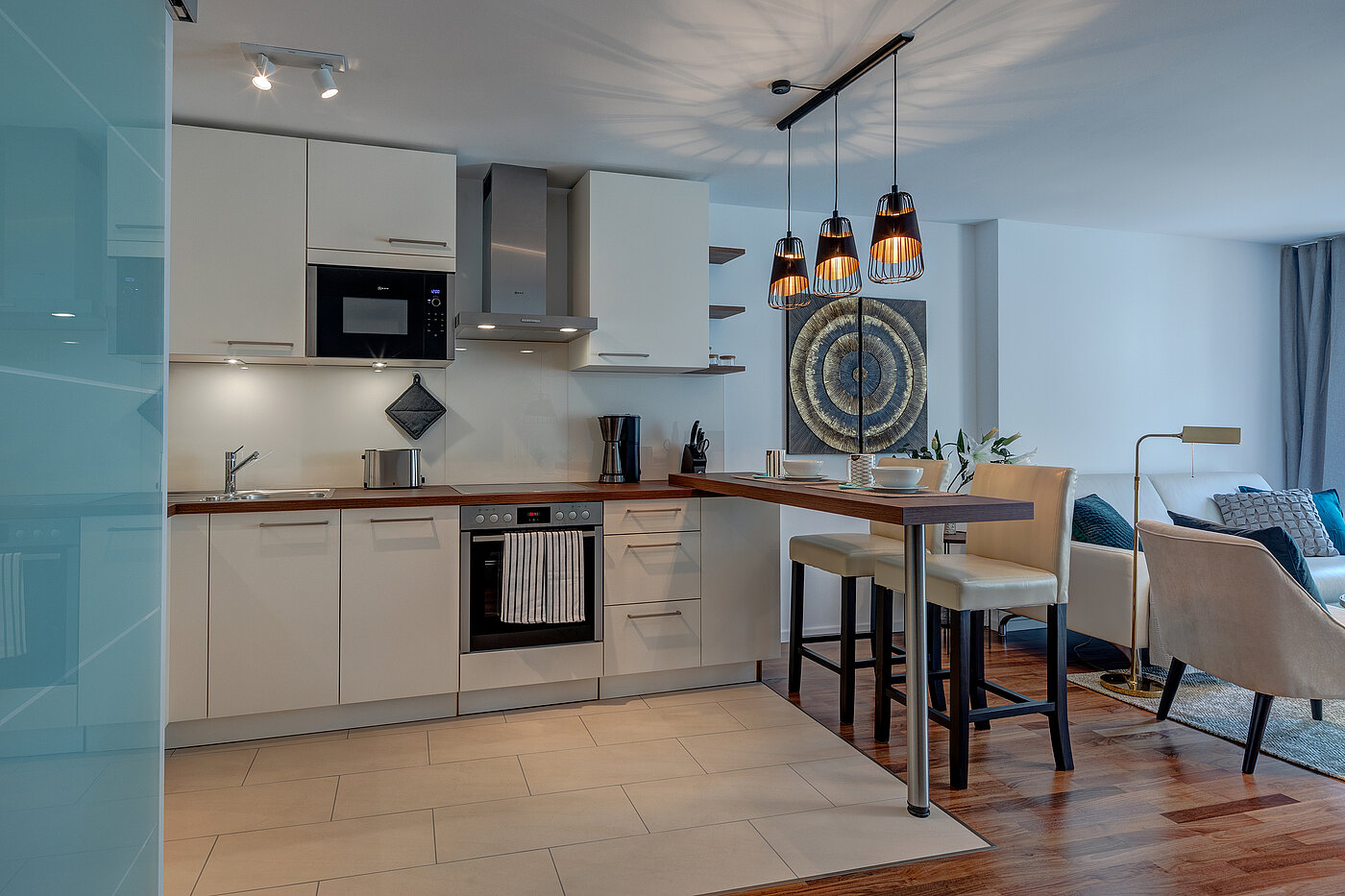 多层公寓 与 2 房间 | München-Schwabing | 70434 | Offene Küche mit...
