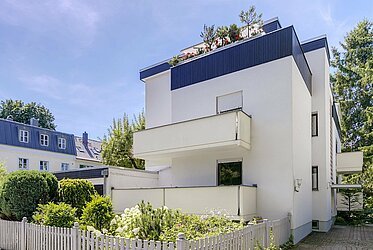 Arabellapark: 1 室公寓，位于市中心，安静，阳光充足