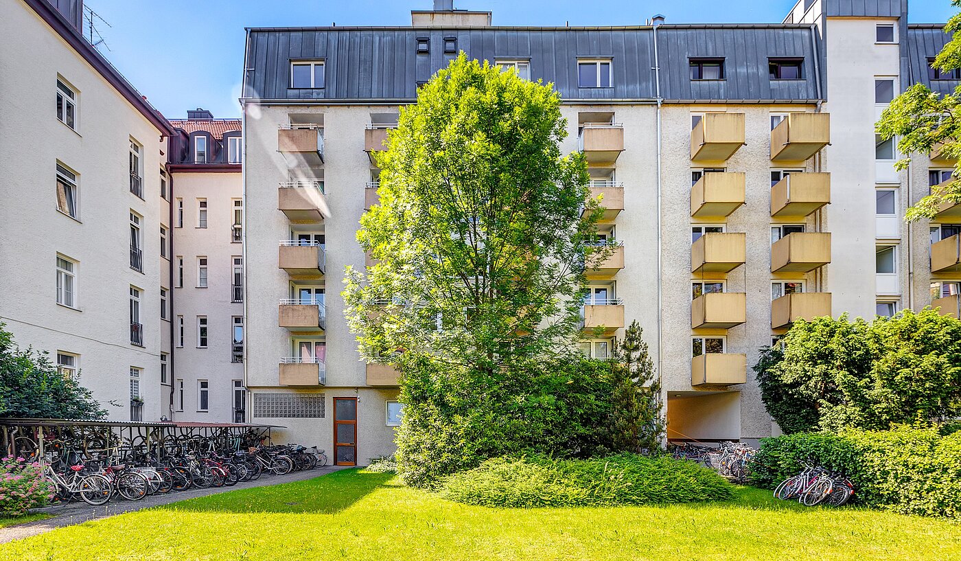 多层公寓 与 1 房间 | München-Schwabing | 2210ML3 | ...Gartenansicht