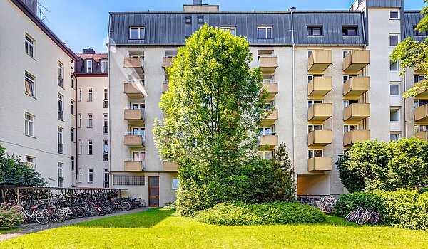 多层公寓 与 1 房间 | München-Schwabing | 2210ML3 | ...Gartenansicht