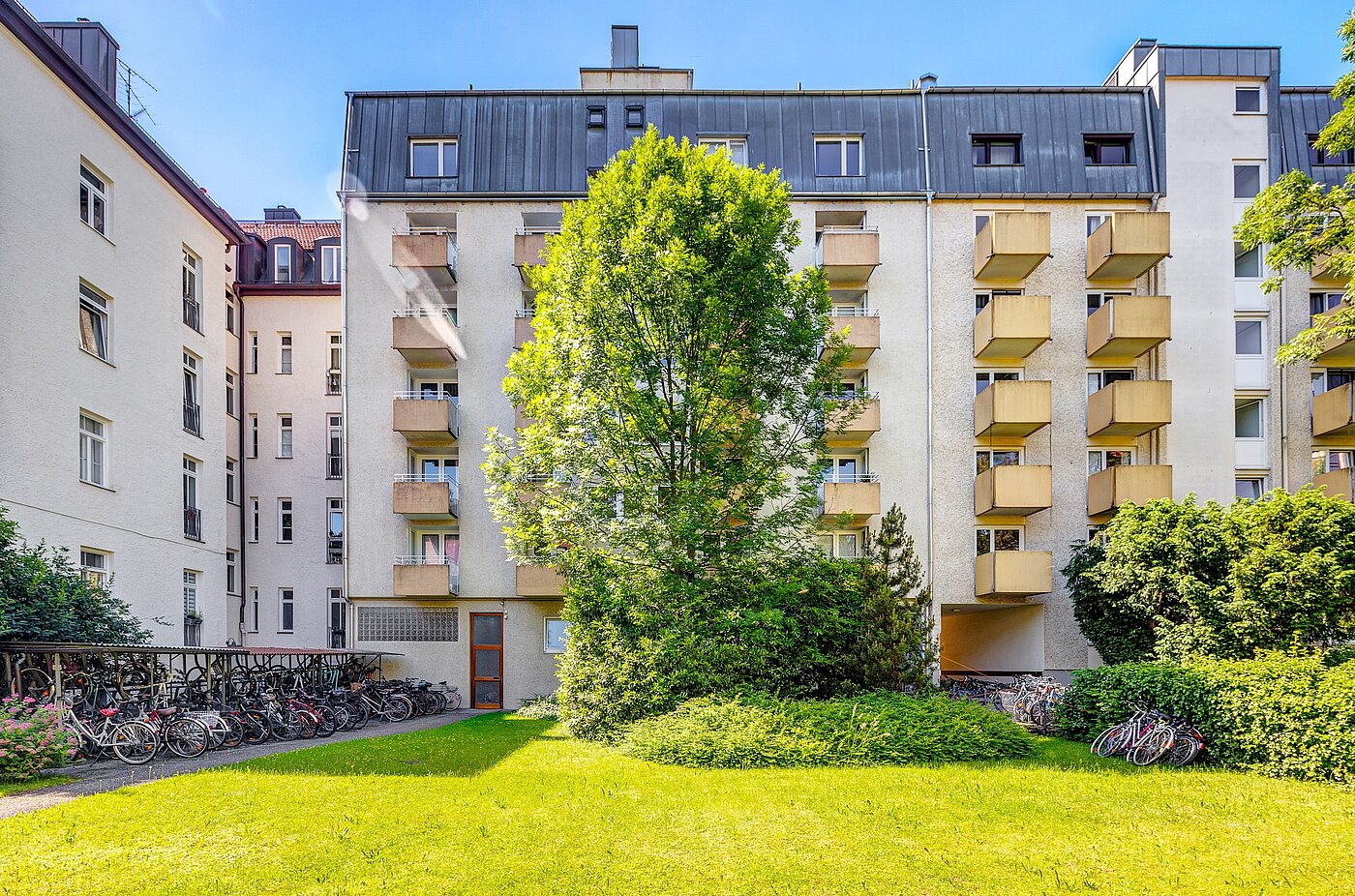 多层公寓 与 1 房间 | München-Schwabing | 2210ML3 | ...Gartenansicht