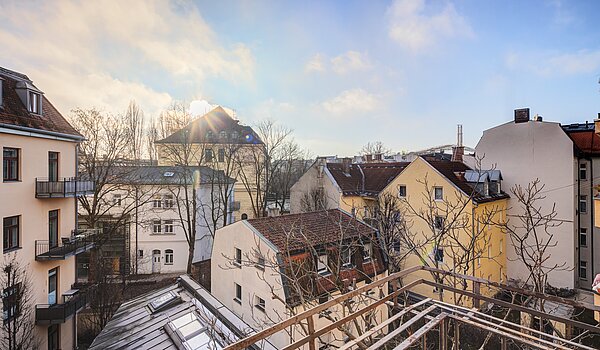 多层公寓 与 2 房间 | München-Isarvorstadt | 703031 | Blick vom Balkon