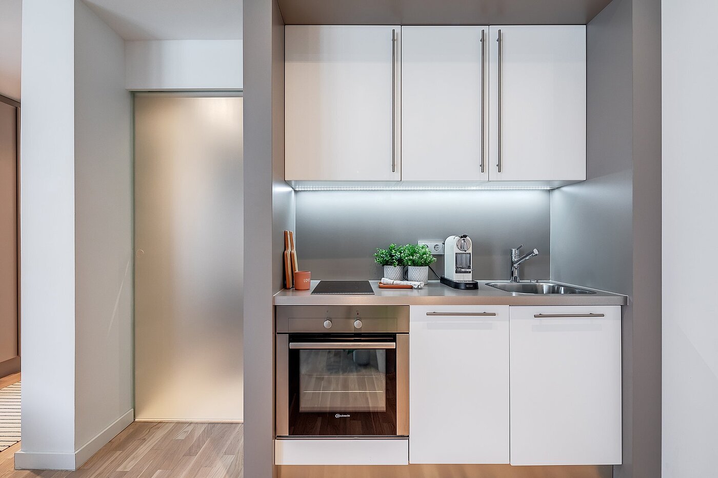 多层公寓 与 1.5 房间 | München-Bogenhausen | 1904ML6 | Moderne Kitchenette mit...