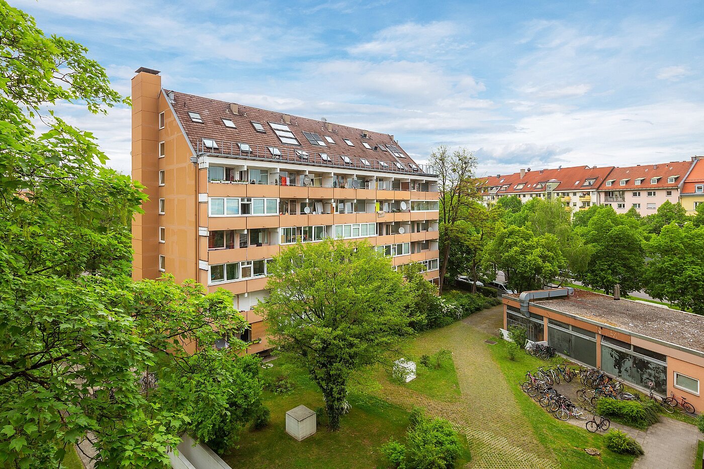多层公寓 与 1 房间 | München-Nymphenburg | 2102ML7 | ...vom 4.OG in den Innenhof