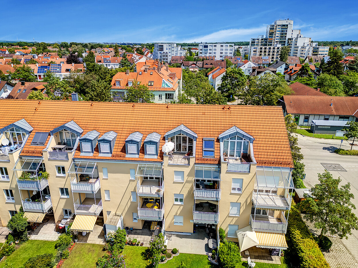 多层公寓 与 2 房间 | Unterschleißheim | 70138 | Gartenansicht