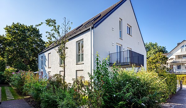 复式公寓 与 4 房间 | München-Obermenzing | 701553 | Ansicht vom Innenhof aus