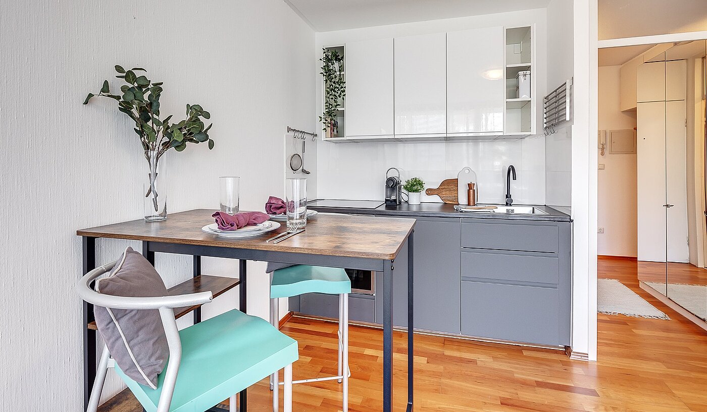 多层公寓 与 1 房间 | München-Bogenhausen | 2103ML6 | Essen und Kochen