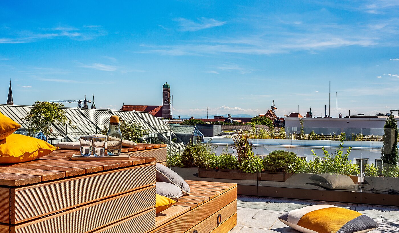 多层公寓 与 3 房间 | 70046 | ...Blick über München