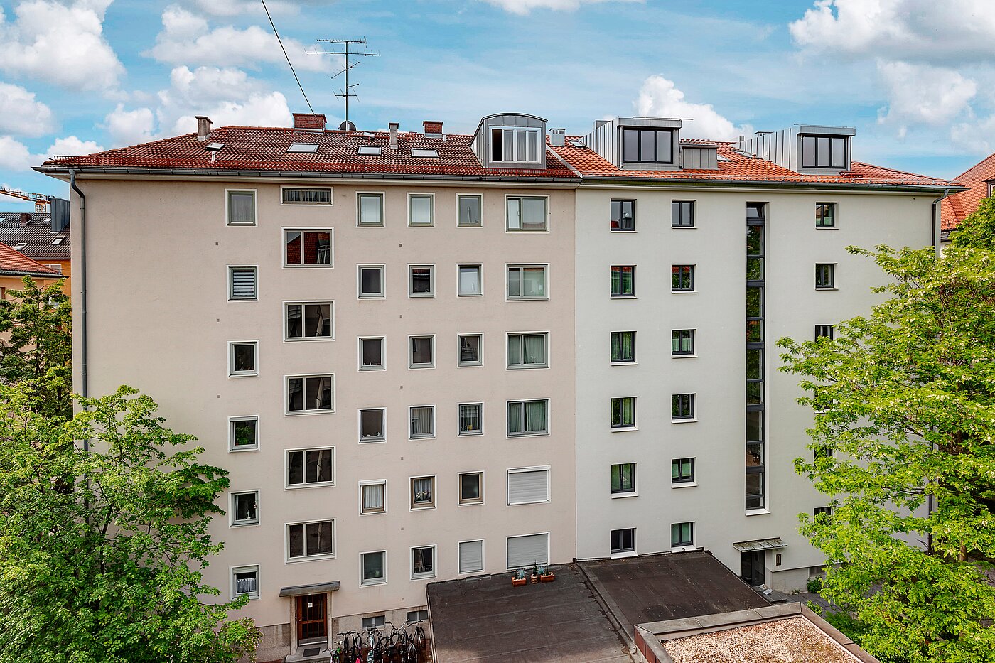 多层公寓 与 2 房间 | München-Schwabing | 70130 | Aussicht