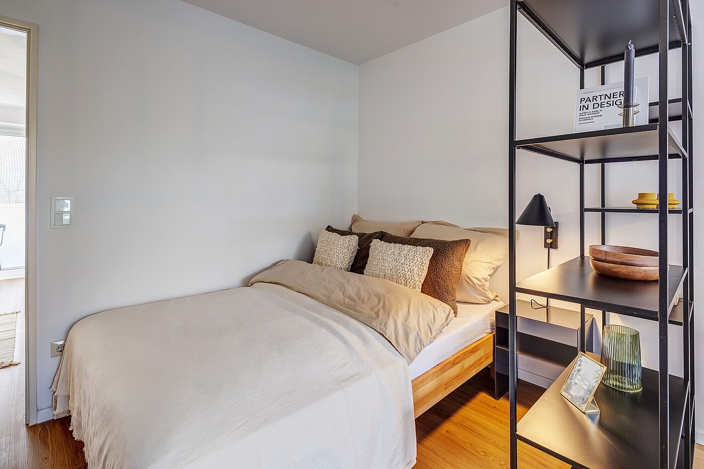 多层公寓 与 1 房间 | München-Maxvorstadt | 700022 | Schlafbereich mit Doppelbett