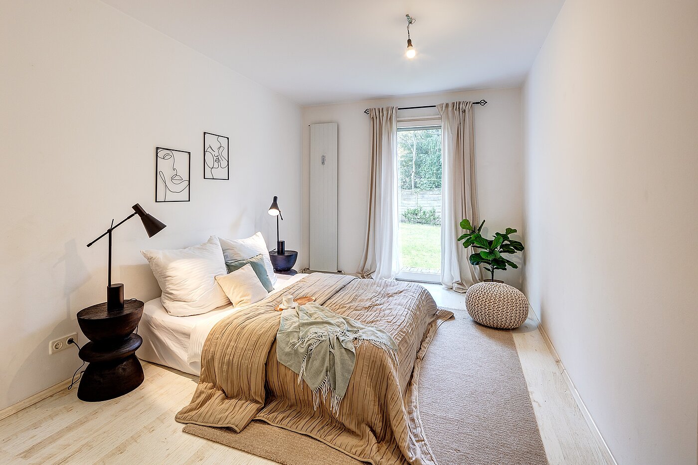 一楼公寓 与 2.5 房间 | München-Harlaching | 70018 | ...Ausblick zum Garten