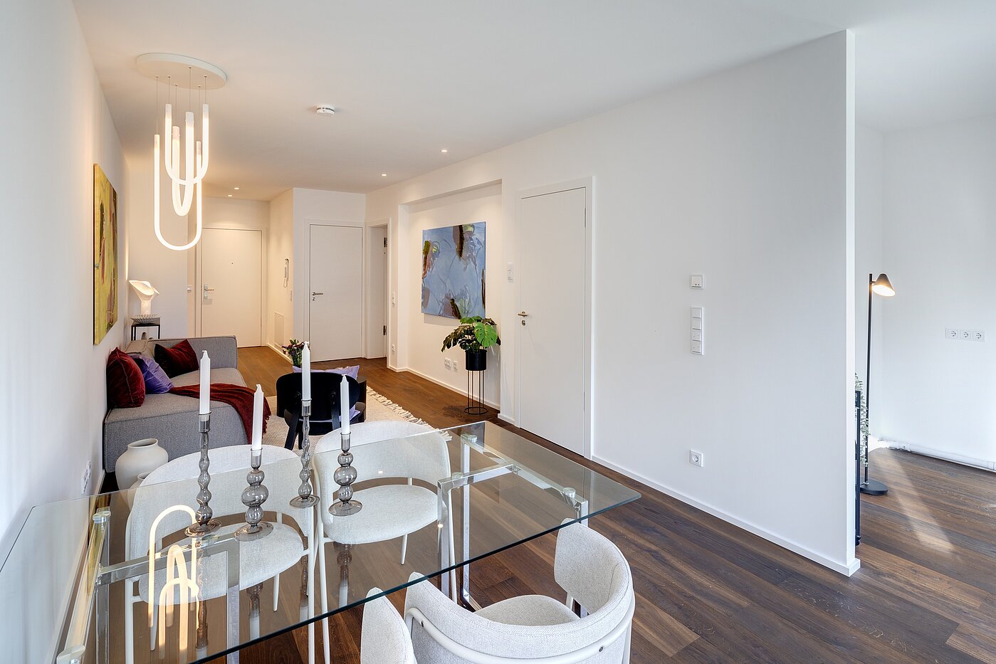 露台公寓 与 2 房间 | München-Harlaching | 70372 | Einladender Essplatz