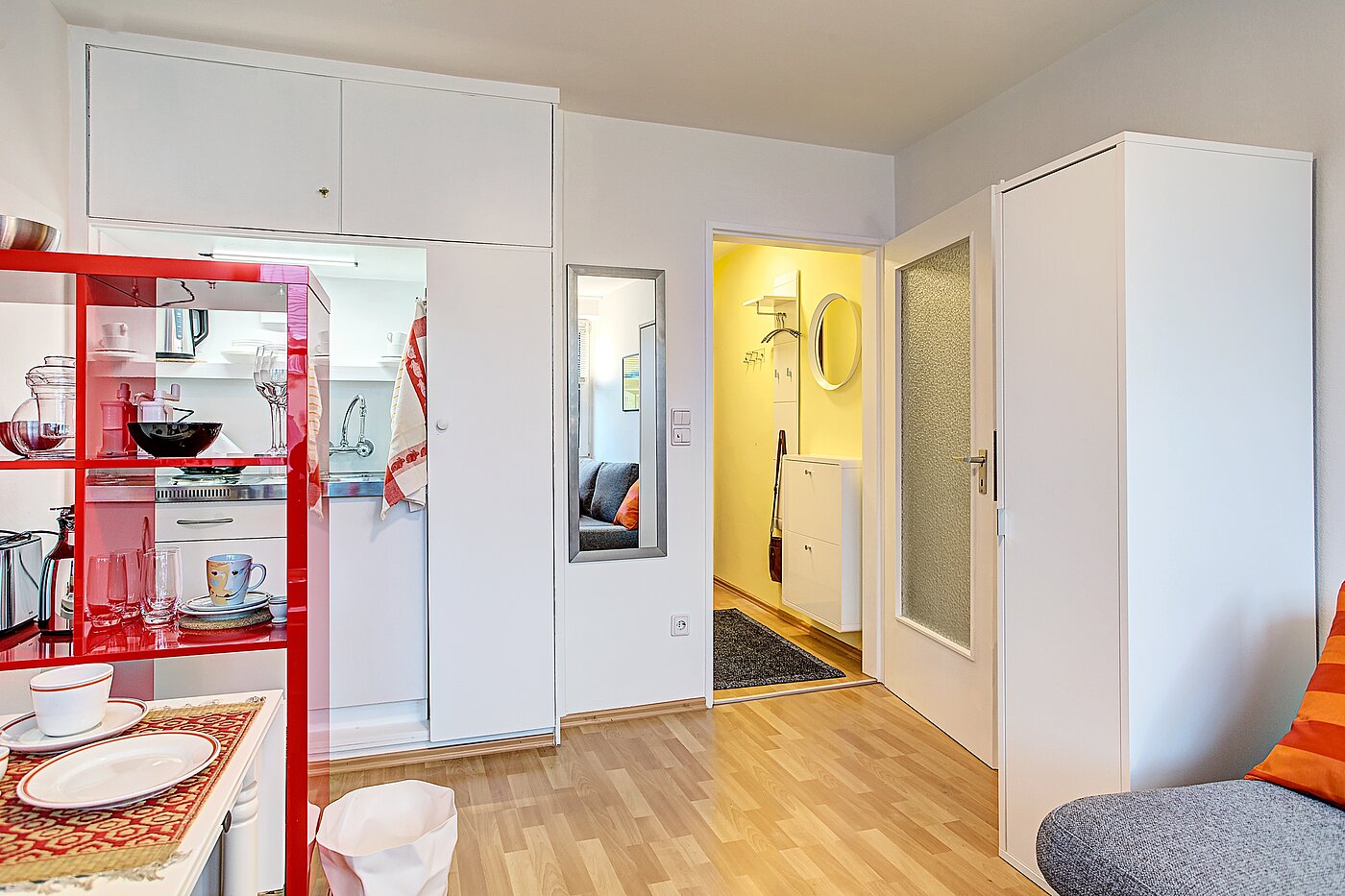 公寓 与 1 房间 | München-Ludwigsvorstadt | 70469 | Blick zur Diele...