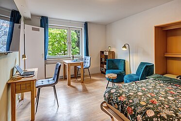Schwabing-West：地段优越的短期出租公寓