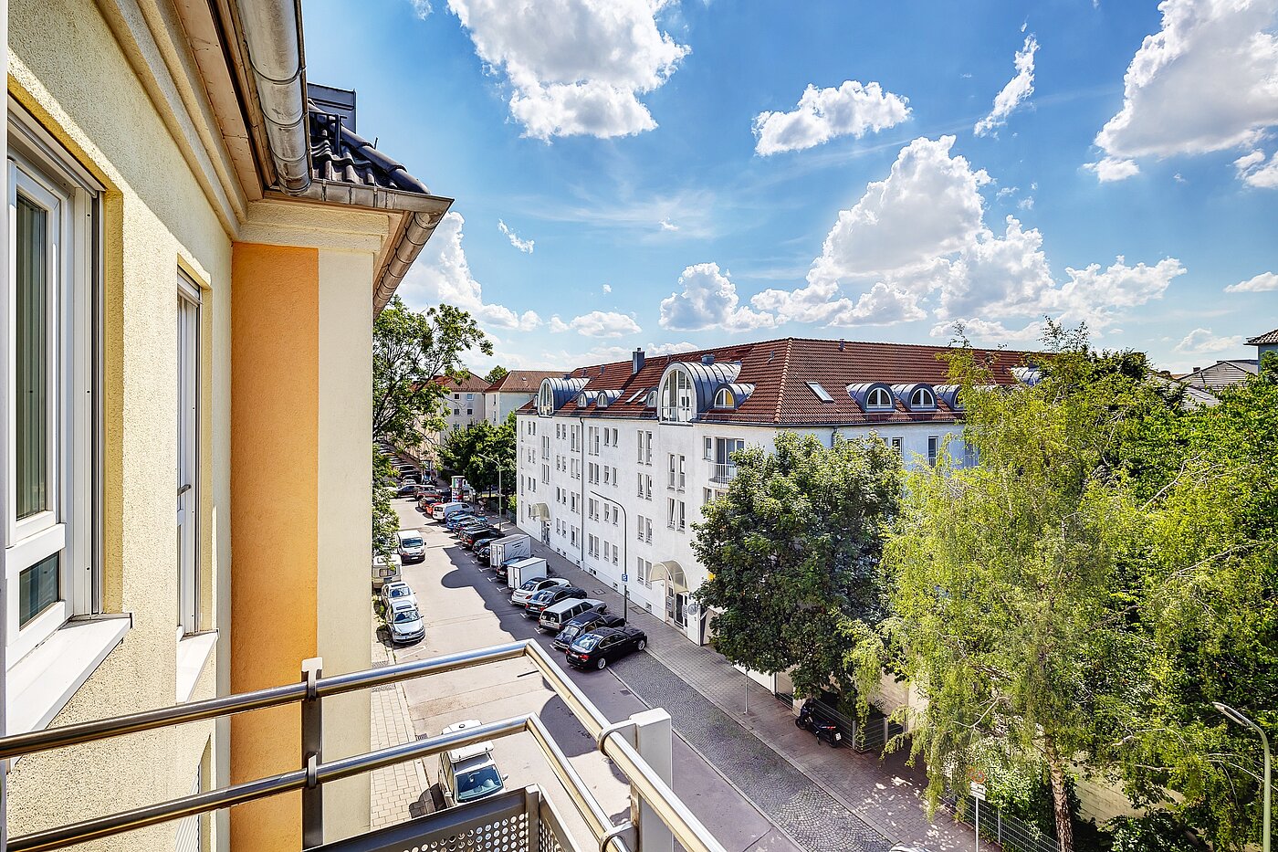 多层公寓 与 3 房间 | München-Laim | 2206ML2 | Blick vom Balkon