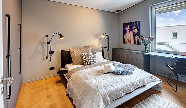 顶层公寓 与 2 房间 | München-Maxvorstadt | 704271 | Schlafzimmer mit...