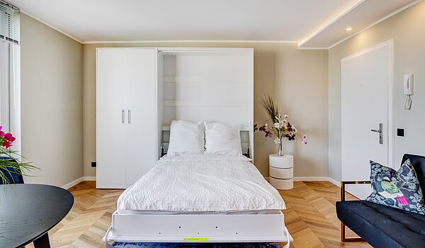 公寓 与 1 房间 | München-Schwabing | 70376 | ...mit integriertem Bett