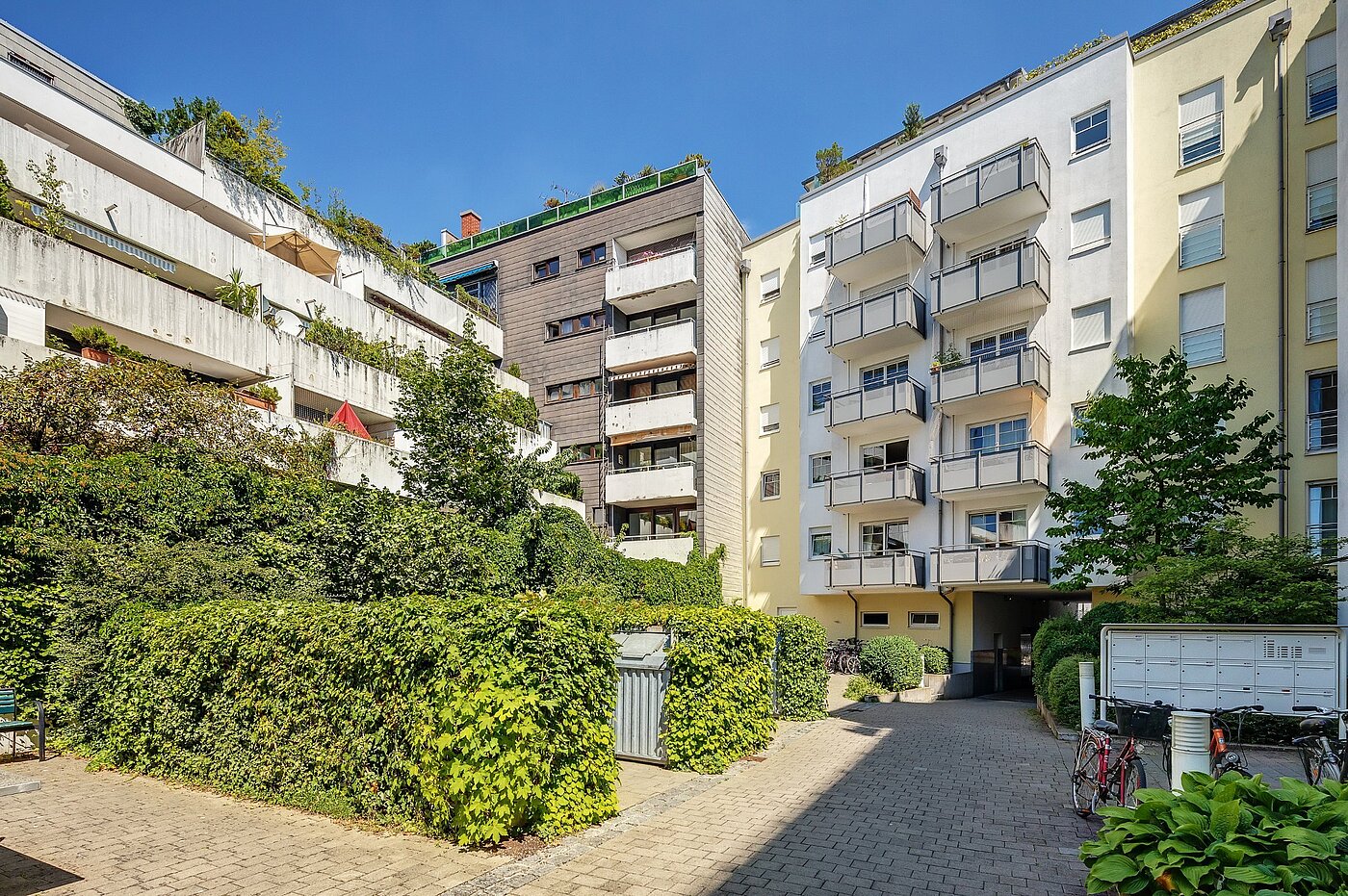 多层公寓 与 1 房间 | München-Schwabing | 2007ML2 | Hofseite