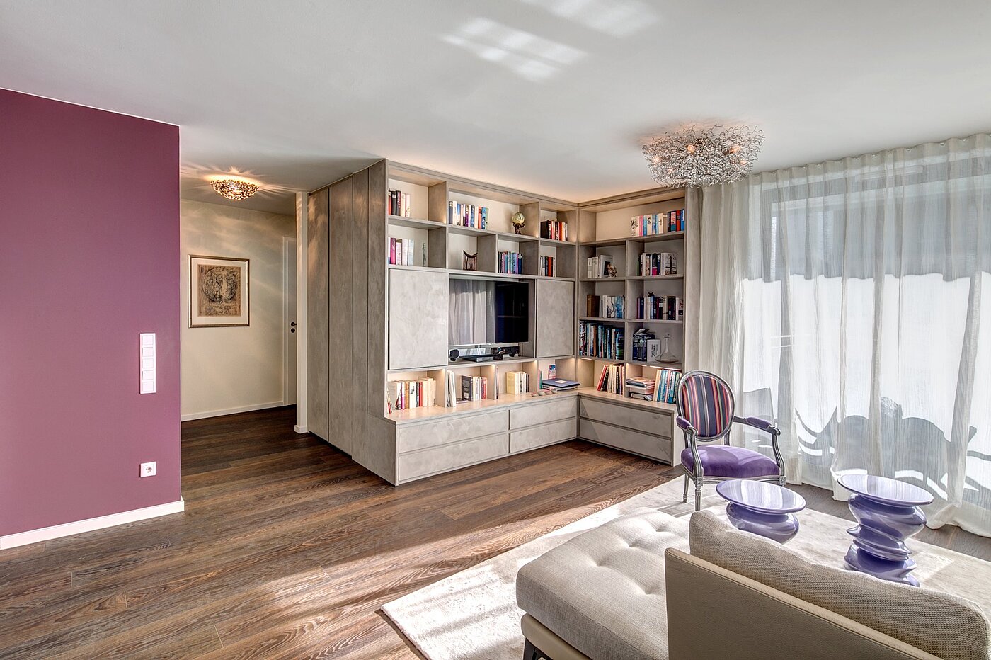 多层公寓 与 3 房间 | München-Schwabing | 1511ML1 | Wohnzimmer