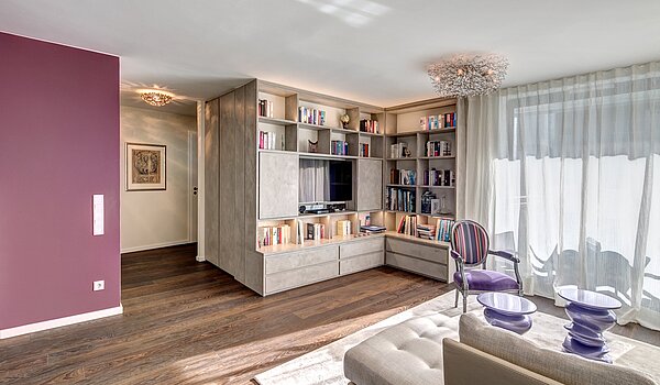 多层公寓 与 3 房间 | München-Schwabing | 1511ML1 | Wohnzimmer