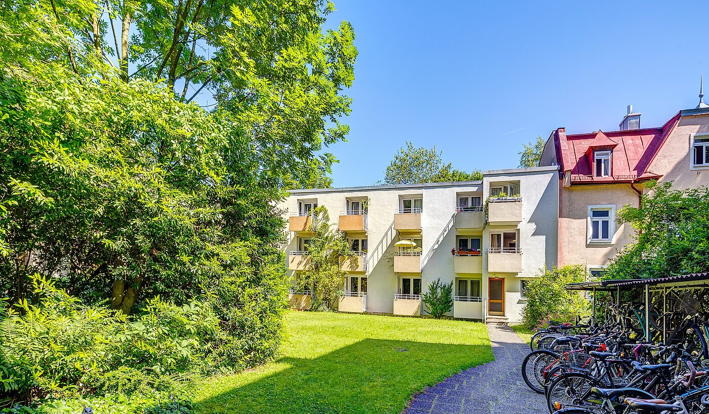 多层公寓 与 1 房间 | München-Schwabing | 2210ML3 | ...im grünen Innenhof