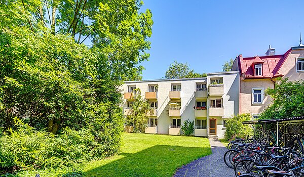 多层公寓 与 1 房间 | München-Schwabing | 2210ML3 | ...im grünen Innenhof