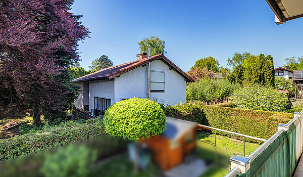 多层公寓 与 3.5 房间 | Bad Aibling | 70442 | Blick vom Westbalkon