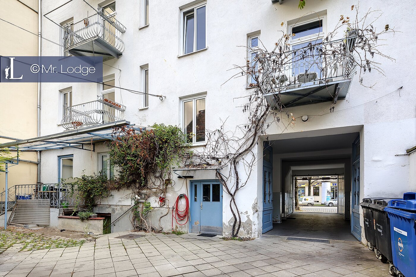 多层公寓 与 2.5 房间 | München-Haidhausen | 1710D2 | Hausrückseite