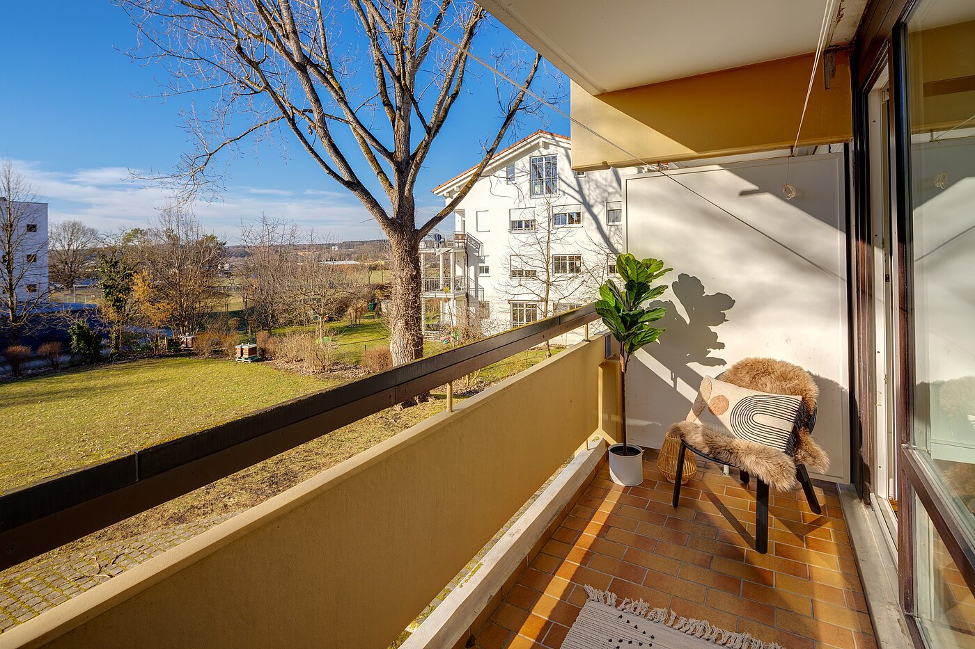 多层公寓 与 1 房间 | Herrsching am Ammersee | 2302ML2 | Westbalkon mit Aussicht