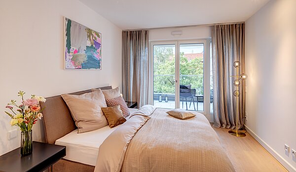 多层公寓 与 3 房间 | 70046 | Schlafzimmer...